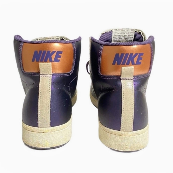 RARE & Unique Nike Sequined Metallic Blazer High Top Sneakers - Picture 2 of 5